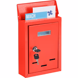 Avec ses dimensions compactes, cette boîte aux lettres est le choix idéalsi vous avez peu d'espace disponible sur le mur de v ...