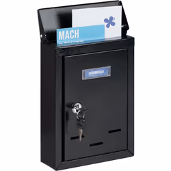 Avec ses dimensions compactes, cette boîte aux lettres est le choix idéalsi vous avez peu d'espace disponible sur le mur de v ...