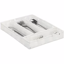Un tiroir à couvert est l’accessoire de cuisine parfait pour le rangement et le tri des couteaux, fourchettes, cuillères et a ...