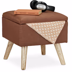Le tabouret bas est parfait pour poser les pieds. Il donne aussi de nouveaux accents à votre maison. Dans le salon ou la cham ...