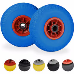 Si vous avez besoin d’une roue pour votre brouette de jardin, optez pour ce lot de 2 roues en caoutchouc increvables 3.00-4.  ...