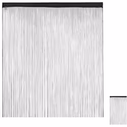 Vous souhaitez décorer votre fenêtre ou bien assombrir votre pièce? Alors ce rideau de fils blanc est idéal pour vous. Le rid ...