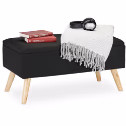 Description générale Cette banquette multifonctionnelle est idéale pour le couloir, le salon ou la chambre d'enfants. Avec so ...