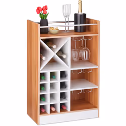 Rangez votre vin de manière appropriée et toujours à portée de main avec le grand rangement à bouteilles de vin. Le rangement ...