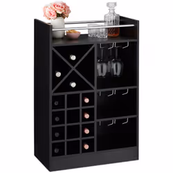Rangez votre vin de manière appropriée et toujours à portée de main avec le grand rangement à bouteilles de vin. Le rangement ...