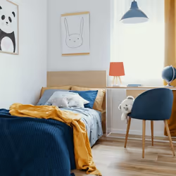 Relaxdays 4052025919313 lampe de table E14 Bleu