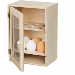 Avec cette petite armoire vous avez un rangement à la fois décoratif et pratique pour les oeufs dans la cuisine. Sur deux niv ...