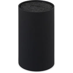 Relaxdays - Bloc à couteaux non garni, Porte-couteaux, Rangement couvert, Range-couteaux universel hd 18x11 cm, noir