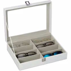 La vitrine à lunettes élégante offre la place pour le stockage de 8 paires de lunettes. Vous pouvez ranger avec style des lun ...