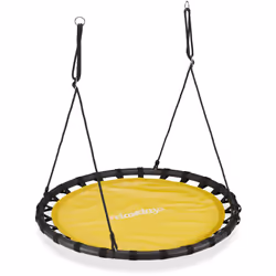 Cette balançoire nid d’oiseau ronde sera idéale pour les journées d’été chaudes et ensoleillées. Suspendez le nid à l’aide de ...