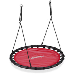 Relaxdays - Balançoire nid d'oiseau rond 120 cm à suspendre enfant adulte jardin extérieur 100 kg