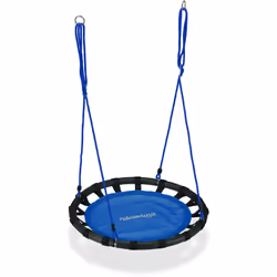 Cette balançoire nid d’oiseau ronde sera idéale pour les journées d’été chaudes et ensoleillées. Suspendez le nid à l’aide de ...