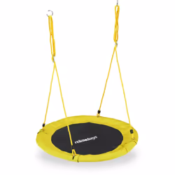 Cette balançoire nid d’oiseau ronde sera idéale pour les journées d’été chaudes et ensoleillées. Suspendez le nid à l’aide de ...