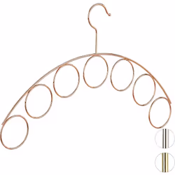 Craquez pour ce cintre à la fois classique au design moderne métallique et élégant qui fait en même temps office de porte-cei ...