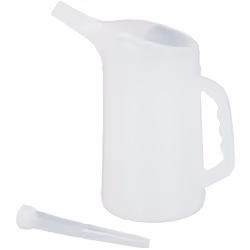 Avec des bidons ou autres gros récipients, il peut être risqué de verser de l’huile, de l’antigel ou de l’eau. La burette en  ...