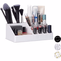 L’organisateur de maquillage en acrylique met de l’ordre sur votre coiffeuse et vous évite de devoir chercher dans votre trou ...