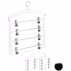 Vous n’avez pas assez d’espace dans votre garde-robe pour suspendre vos jupes et pantalons de manière ordonnée? Alors ce cint ...