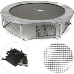 Relaxdays - Filet de cadre trampoline filet de protection filet de sécurité pour le sol accessoire jardin ø 182 cm, noir