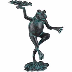 Craquez pour cette grenouille qui provoque le sourire et la bonne humeur. Cette statue de jardin comporte une grenouille qui  ...