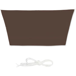 Relaxdays - Voile d'ombrage trapèze diffuseur d'ombre protection uv 3 x 4 x 2 x 2 m toile résistante à l'eau, gris