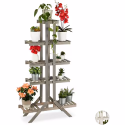 Cette étagère à fleurs 5 étages vous permet de créer un espace décoratif spécial pour vos plantes et fleurs préférées. Mettez ...