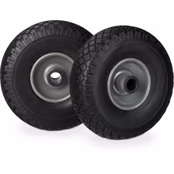 Si vous avez besoin d’une roue pour votre brouette de jardin, optez pour ce lot de 2 roues en caoutchouc increvables 3.00-4.  ...