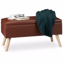 Description générale Optez pour cette banquette élégante qui allie fonctionnalité et style. Avec ses pieds en bois d'eucalypt ...