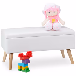 Optez pour cette banquette très élégante avec pieds en bois d'eucalyptus et assise en similicuir pour un contraste intéressan ...