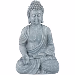 La petite statue montre le Bouddha assis en position de méditation, un talisman pour la chance et la reconnaissance. La statu ...
