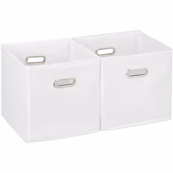 Le lot de 2 boîtes de rangement pratique crée de l’ordre dans chaque pièce. Que ce soit pour le linge dans l’armoire à vêteme ...