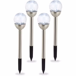 Avec ces luminaires solaires en jeu de 4 apportez un éclairage enchanteur dans votre jardin. Les lampes de jardin LED sont si ...