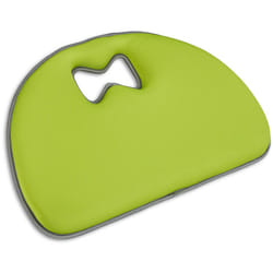 Relaxdays - Coussin de genoux pour jardin,aide pour les genoux, universel avec poignée, tapis genoux, vert