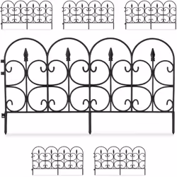 Description générale Enrichissez votre jardin avec cette clôture décorative qui délimite élégamment les massifs de fleurs. Sa ...