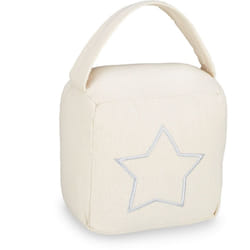 Relaxdays - butoir de porte butoir pour porte avec poignée beige 18,5 x 14 x 10 cm, beige