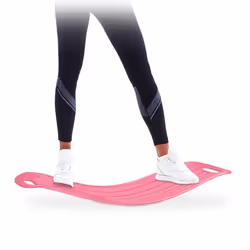 Relaxdays Planche d’équilibre Twist Board Balance Board entraînement fitness muscles abdos jambes 150 kg rose