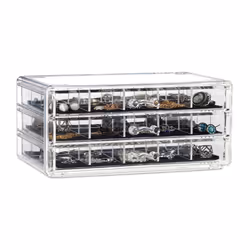 Relaxdays 10025095, 235 mm, 155 mm, 105 mm, 1 kg, Boîte à bijoux, Transparent