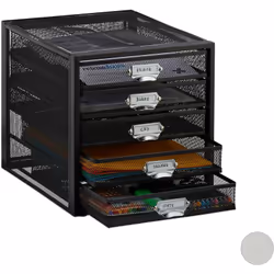 Faites de l’ordre sur votre bureau. Cette corbeille à documents vous permet de ranger vos documents et fournitures de bureau. ...