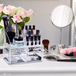Relaxdays 4052025942120 organisateur de maquillage