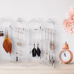 Relaxdays 4052025942182 porte-bijoux Transparent