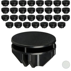 Pièce de Fixation Raccord pour Armoire en Plastique 40x pièces cube de rangement, noir - Relaxdays