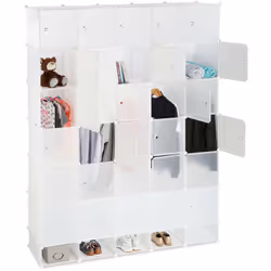 Créez une armoire modulable selon vos souhaits grâce au système d’assemblage à clipser. Les cubes en plastique robustes offre ...