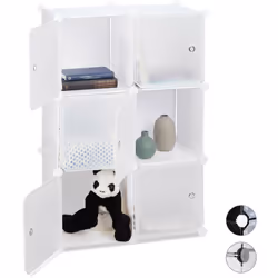 Si vous ne voulez pas d’une armoire massive et lourde, alors ce système d’encliquetage à 6 portes est conseillé pour vous. Le ...