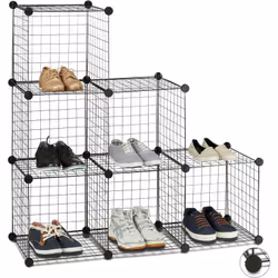 Ranger les chaussures, les vêtements ou les outils dans l’étagère en grille robuste pour un gain de place. Peu importe si c’e ...