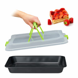 Relaxdays 10024300_53 Four Rectangulaire Acier au carbone, Plastique