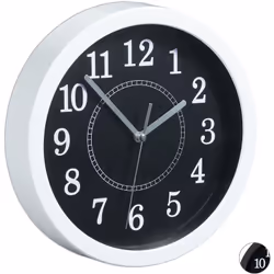 Avec l’horloge murale, vous avez toujours l’heure sous les yeux. Avec l’indicateur des secondes cette horloge indique l’heure ...