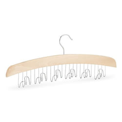 Relaxdays 4052025944490 Porte-ceinture et porte-cravate Porte-ceintures Argent, Bois