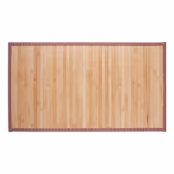 Relaxdays 4052025944919, Bambou, Monochromatique, Rectangulaire, Bambou, Polyester, 45 x 80 cm, 400 g