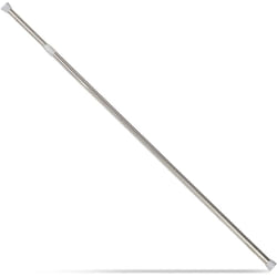 Barre Télescopique Tringle à Rideaux Douche Tige Encadrement Porte etc. Sans Perçage Inox, 110 - 200 cm - Relaxdays
