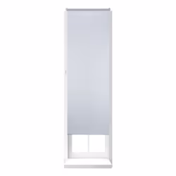 Relaxdays 4052025946203, Manuel, Slatted, Store enrouleur, Blanc, Monochromatique, Aluminium, Plastique, Polyester