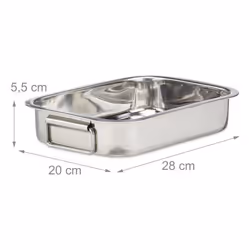 Relaxdays 4052025946272 casserole Acier inoxydable